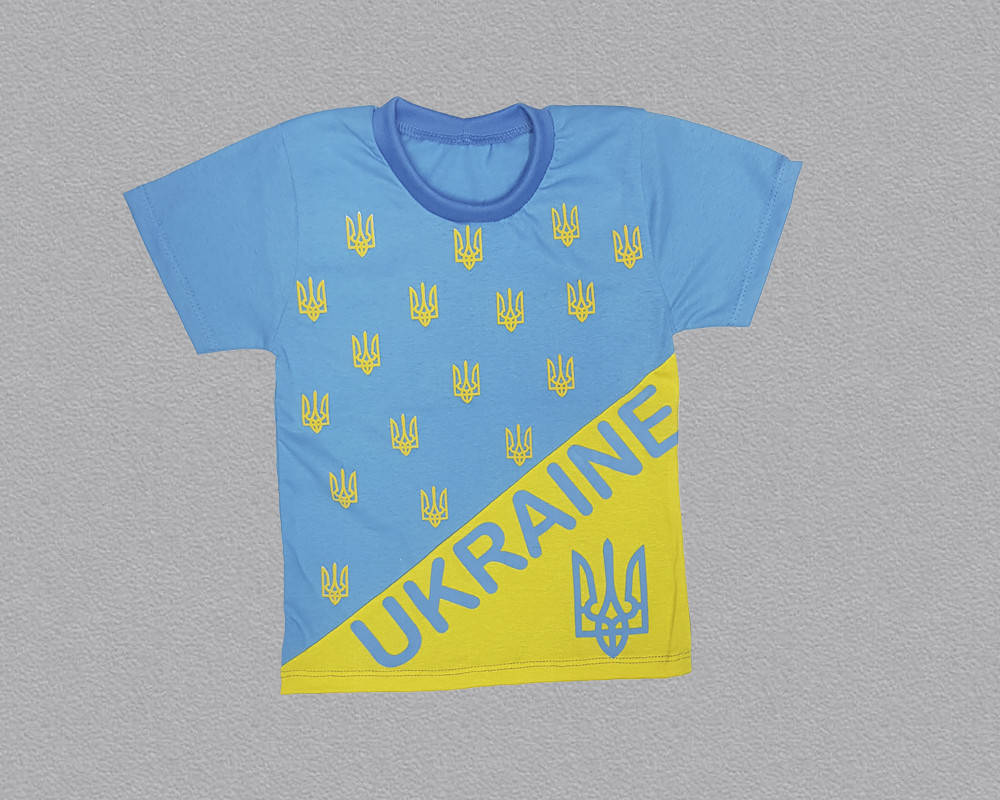 

Футболка детская патриотическая, Голубой