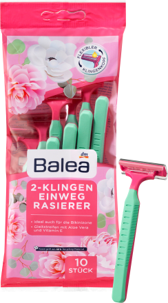 

Женские одноразовые станки Balea Women Einwegrasierer 2-Klingen 2 леза 10шт