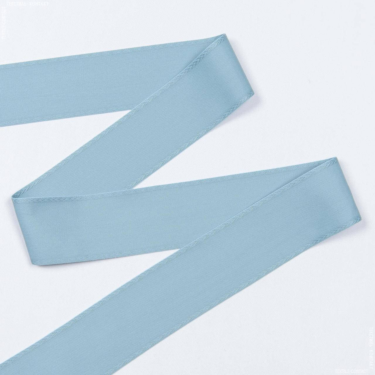 

Репсовая лента грогрен / grogren серо-голубой 65 мм (25м), Серый