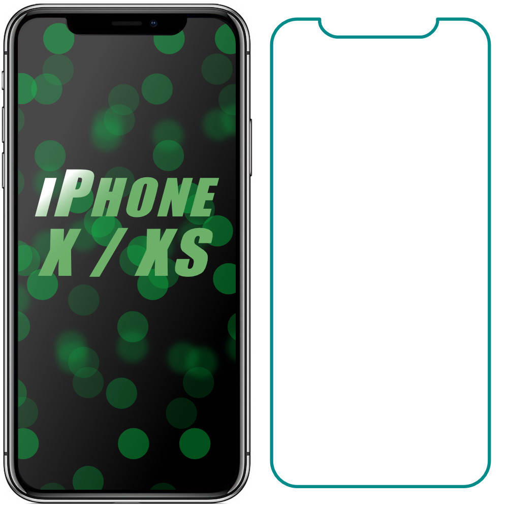 

Защитное стекло iPhone X / XS (Прозрачное 2.5 D 9H) (Айфон Х Икс 10)