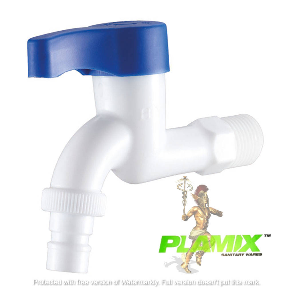 

Пластиковый кран PLAMIX Mono-003 White, Белый