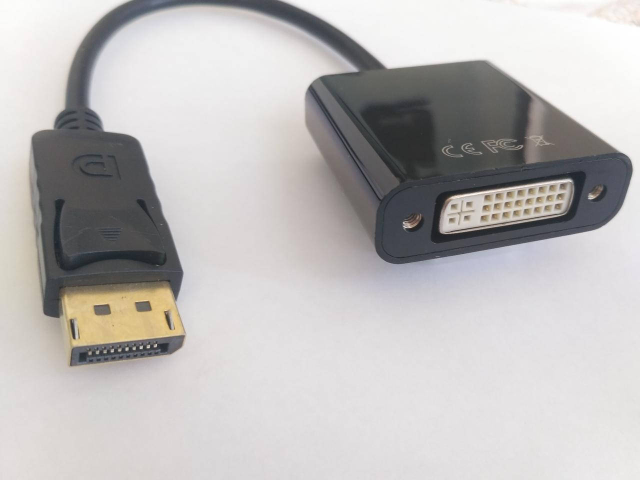 

Конвертер DisplayPort - DVI адаптер переходник