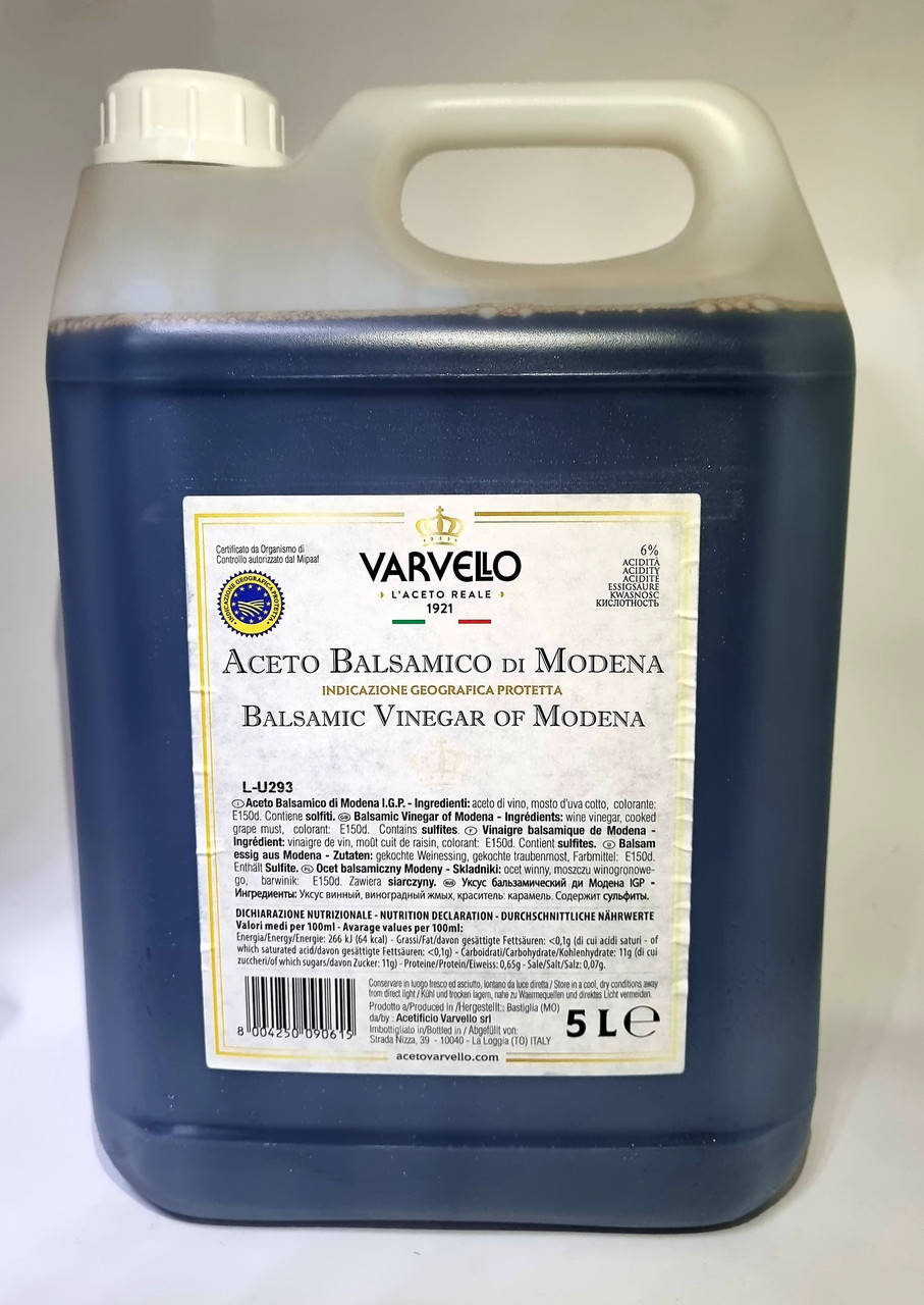 

Бальзамический уксус из Модены IGP ТМ Varvello, 5л