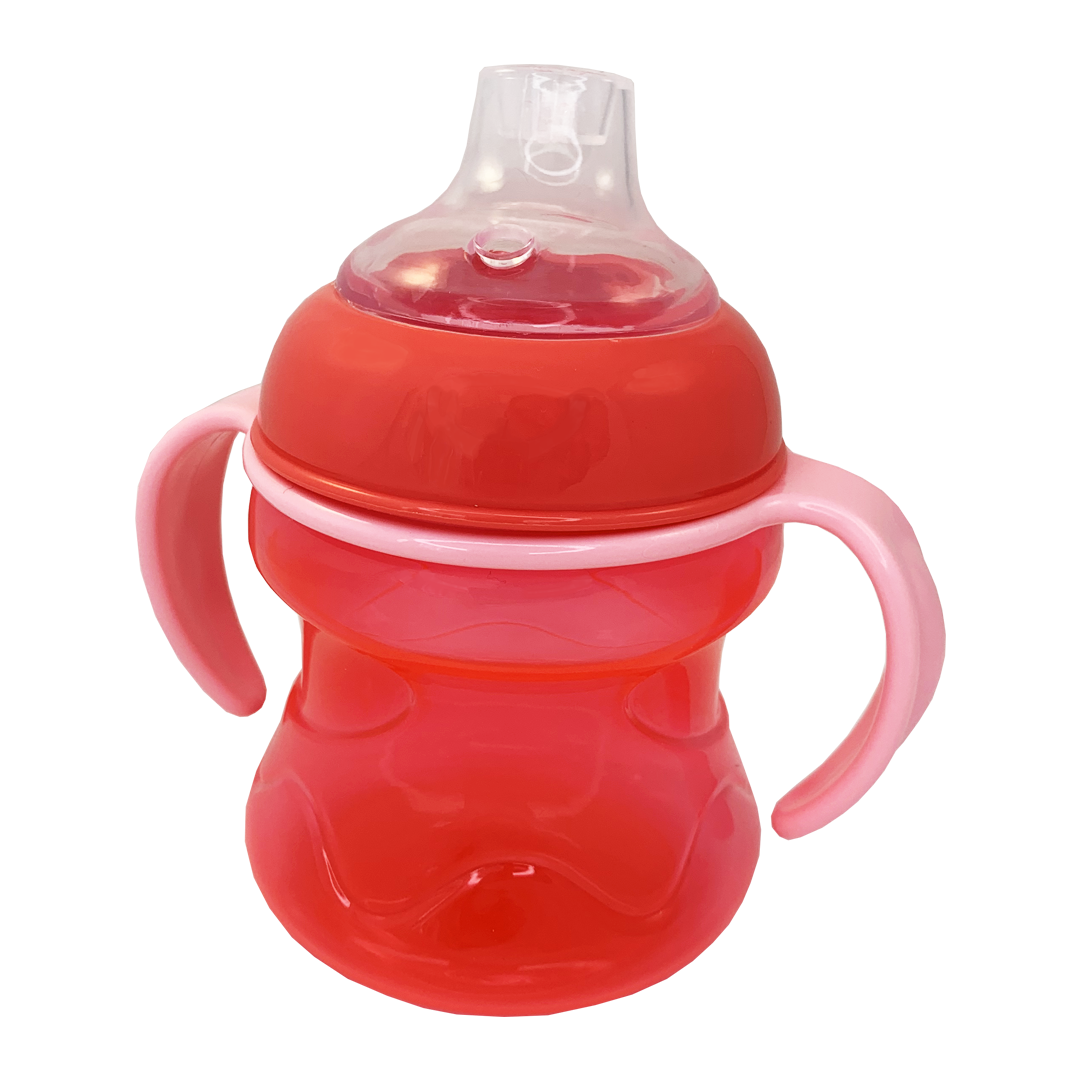 

Поильник с носиком 200 мл.(красный), Розовый