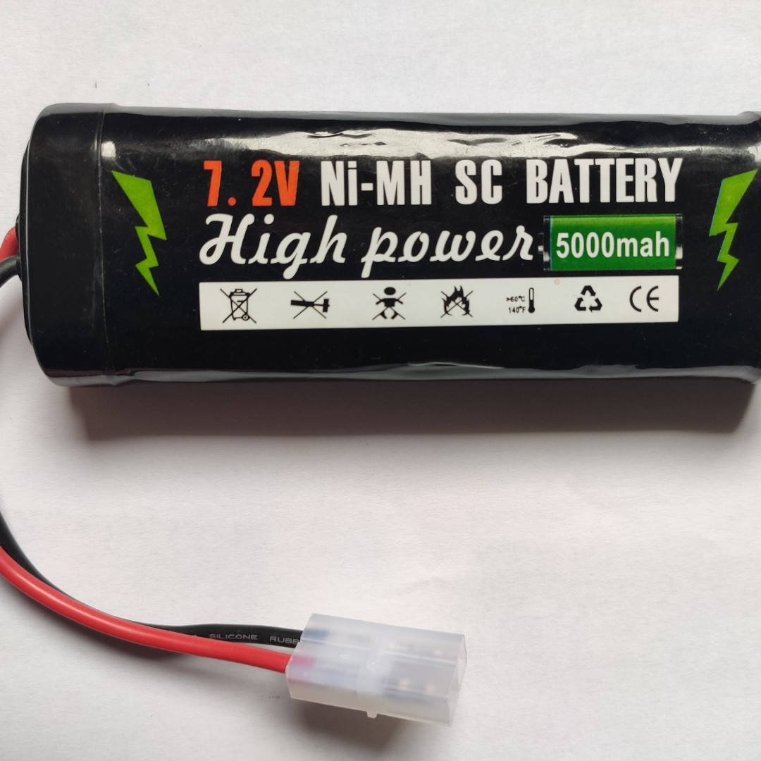 

Акумулятор силовий Ni-MH 7.2V 5000 mAh