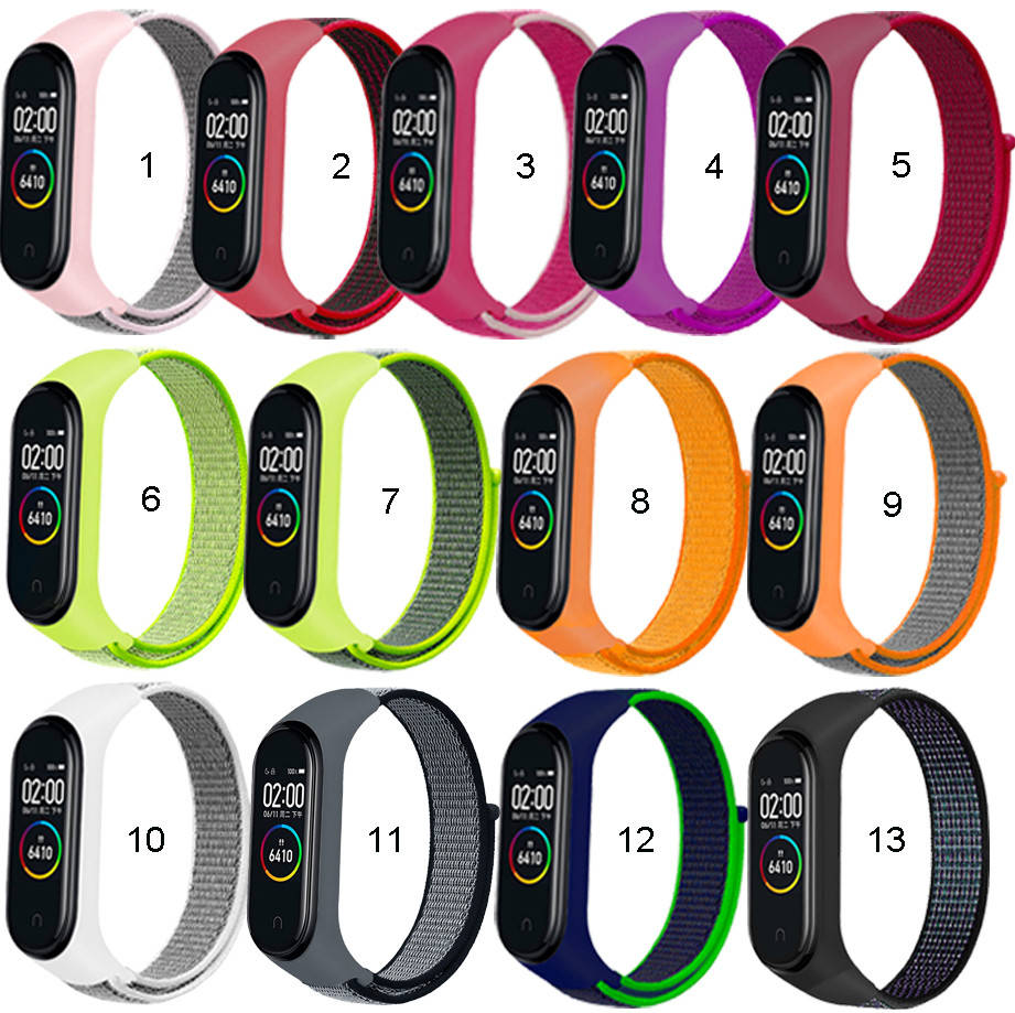 

Mi band 5 ремешок ми бенд 6 нейлоновый