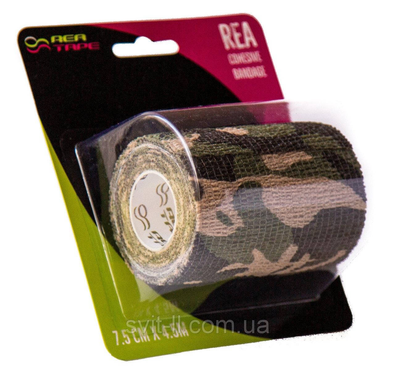 

Бинт когесивный эластичный REA TAPE (камо зеленый, 7см х 4.5м )