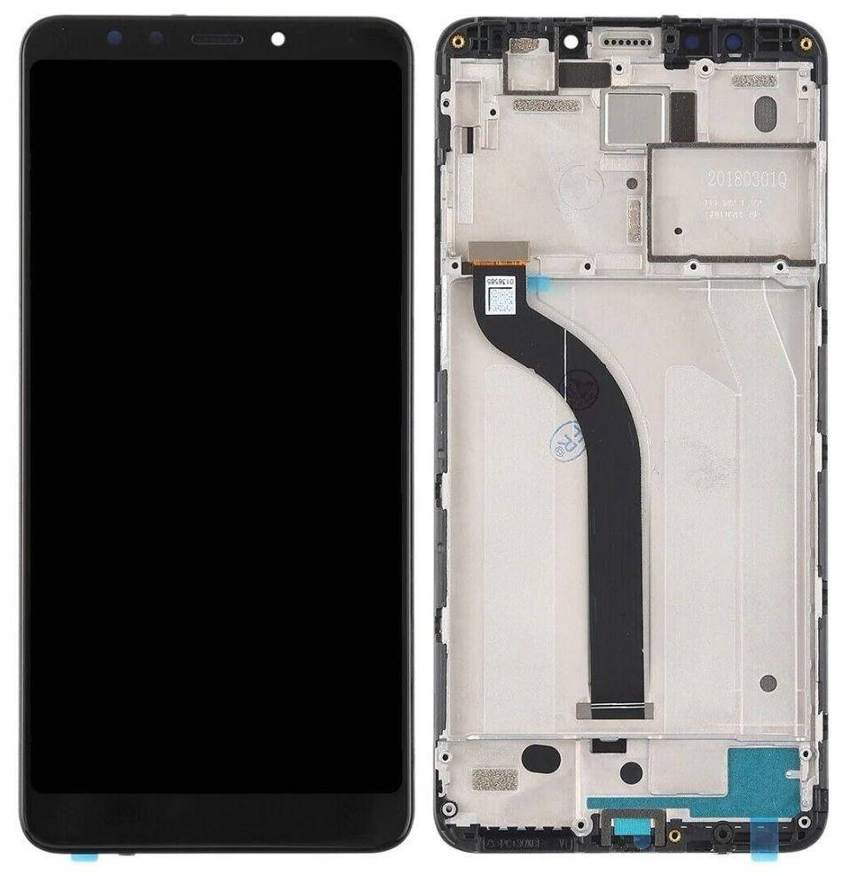 

Дисплей Xiaomi Redmi 5 с тачскрином и рамкой, оригинал, черный