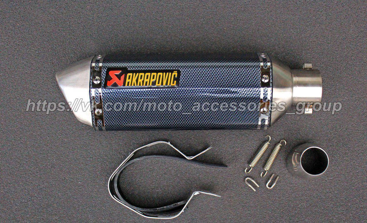 

Прямоточный глушитель (прямоток) Akrapovic Carbon на мотоцикл