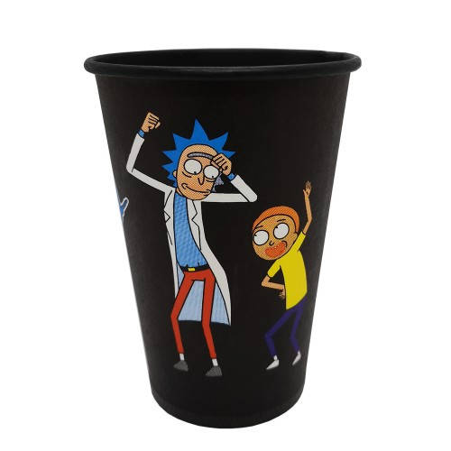 

Стакан бумажный "Rick & Morty" 340мл (50 шт), Черный