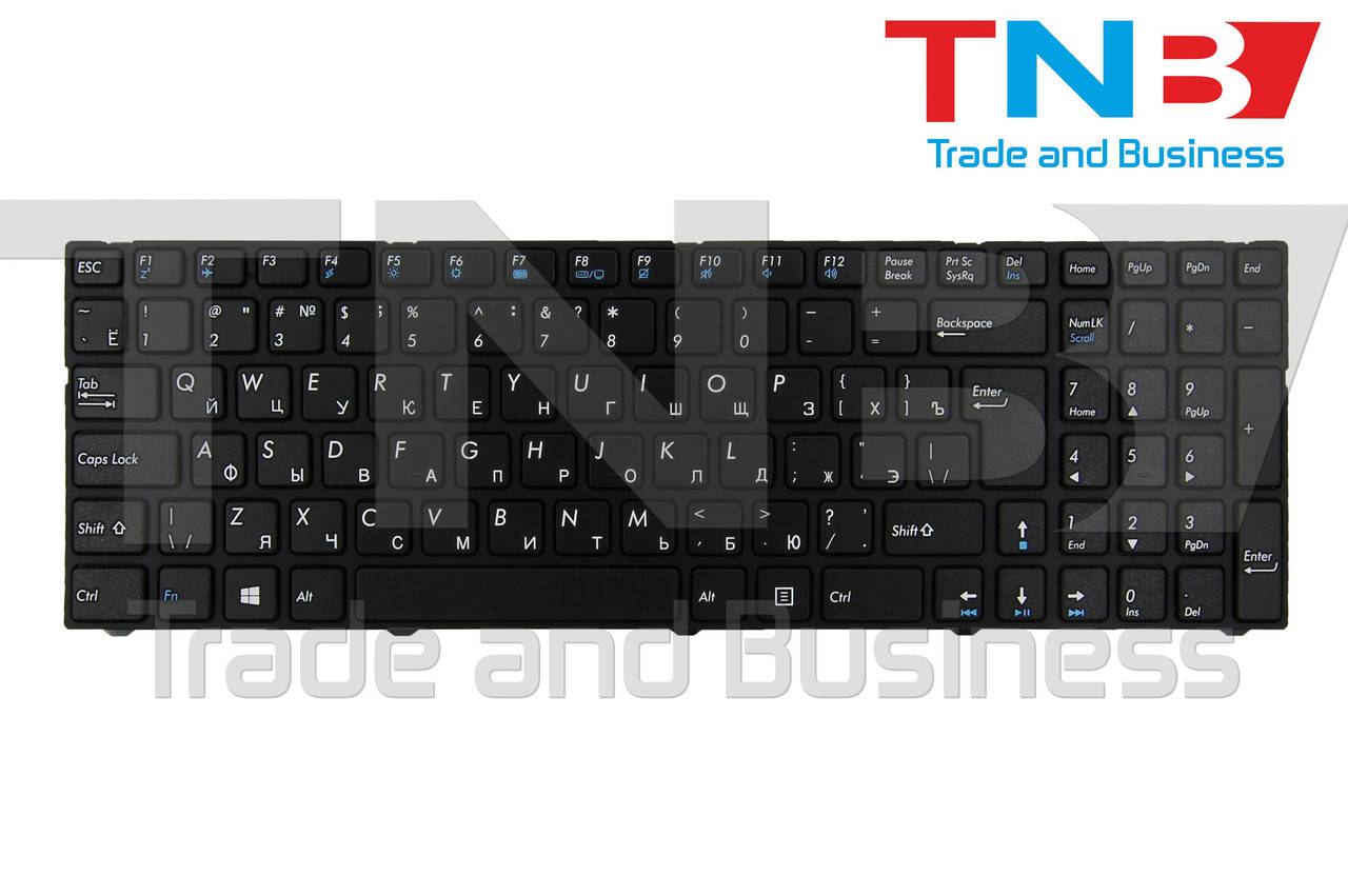 

Клавиатура Medion Akoya P76746 PP6677 S6413T P7632 S6213T P7643 черная RUUS, Черный