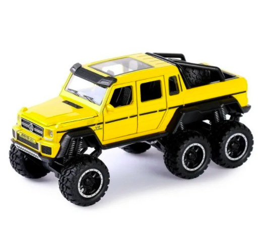 

Машинка металлическая Mercedes-Benz "АВТОПРОМ" 7692 (Желтая), Черный