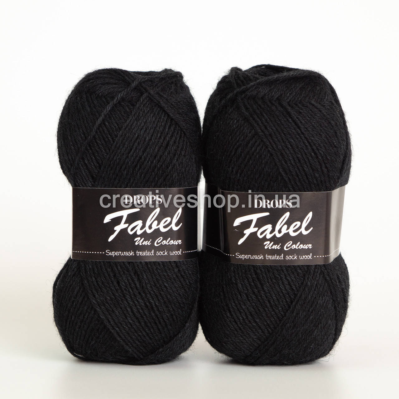 

Пряжа Drops Fabel (цвет 400 black)