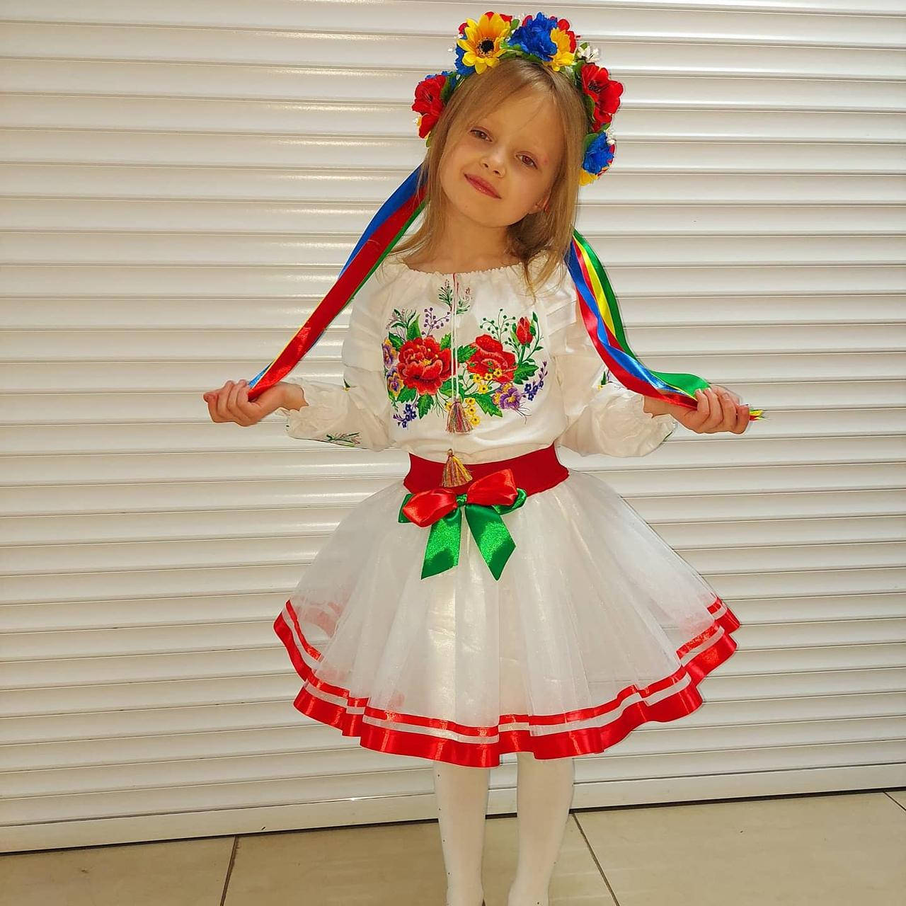 

Костюм вышиванка "Ладочка белая" для девочек 104-152