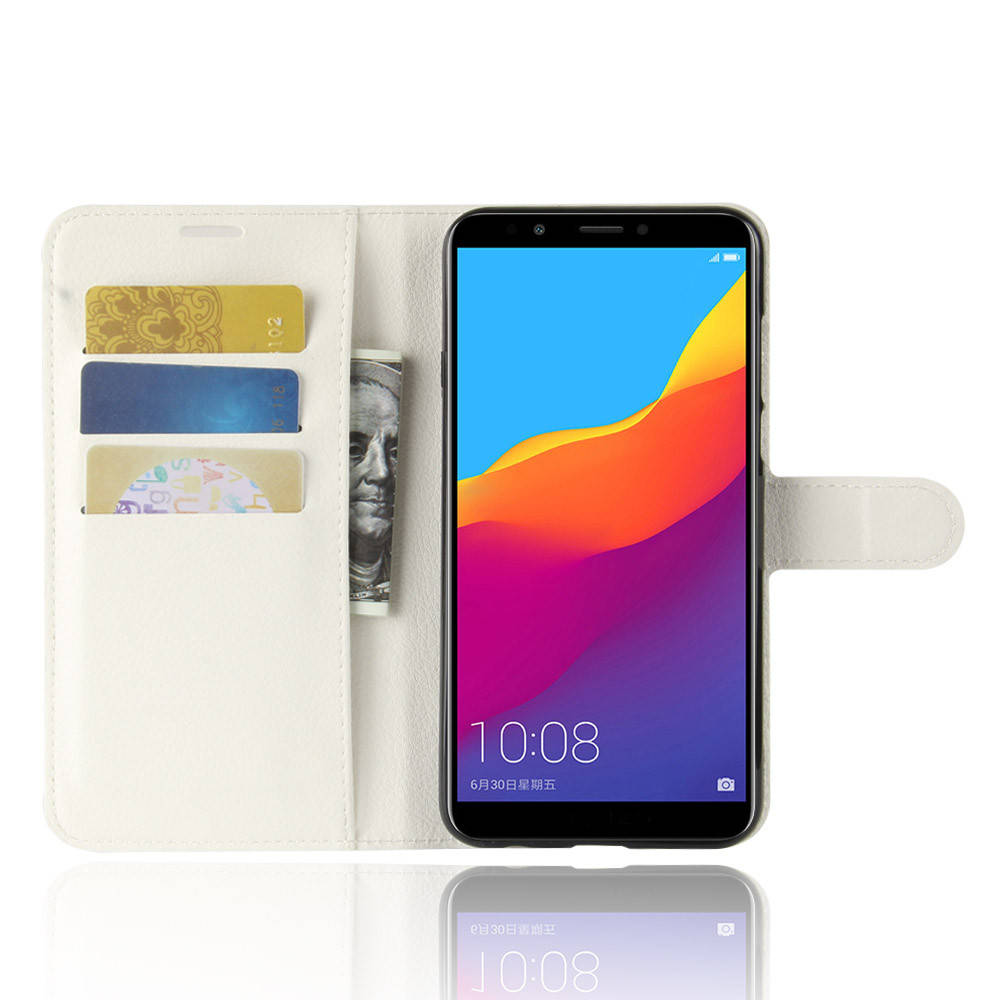 

Чехол книжка Lichee на Huawei Y7 Prime(2018) (9 цветов) белый