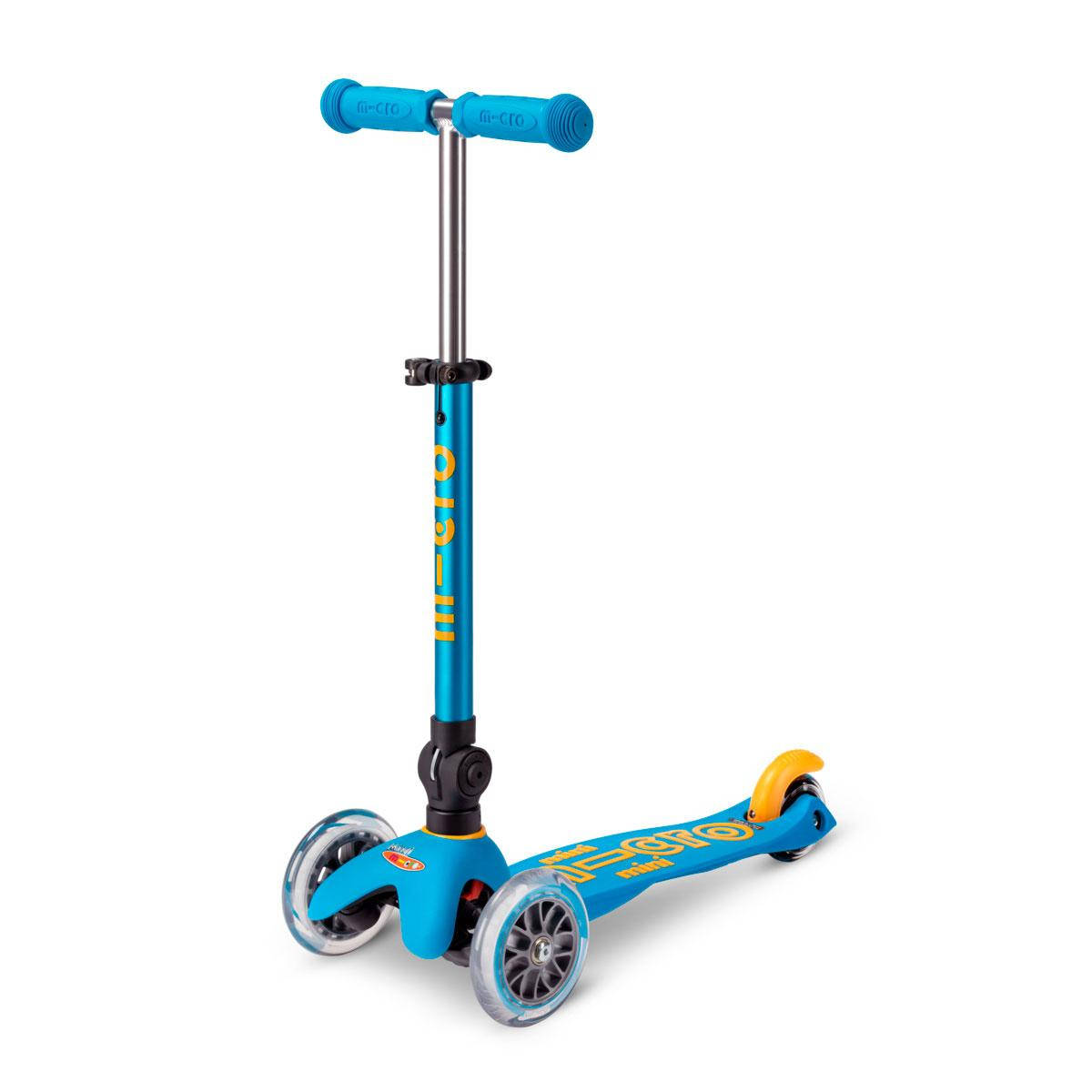 

Самокат MICRO складной серии Mini Deluxe" – Голубой океан" (складной, до 50 kg, 3-х колесный)