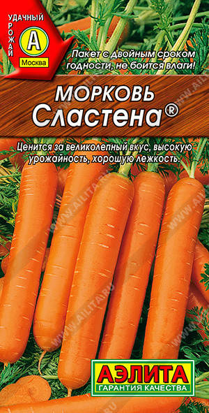 

Семена Морковь Сластена 2 грамма Аэлита