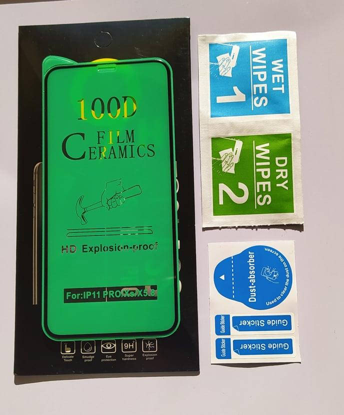 

Защитное стекло iPhone 11 Pro/X/Xs (Ceramic Glass), Черный