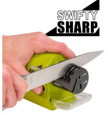 

Точилка для ножей на батарейках Swifty Sharp Зеленая