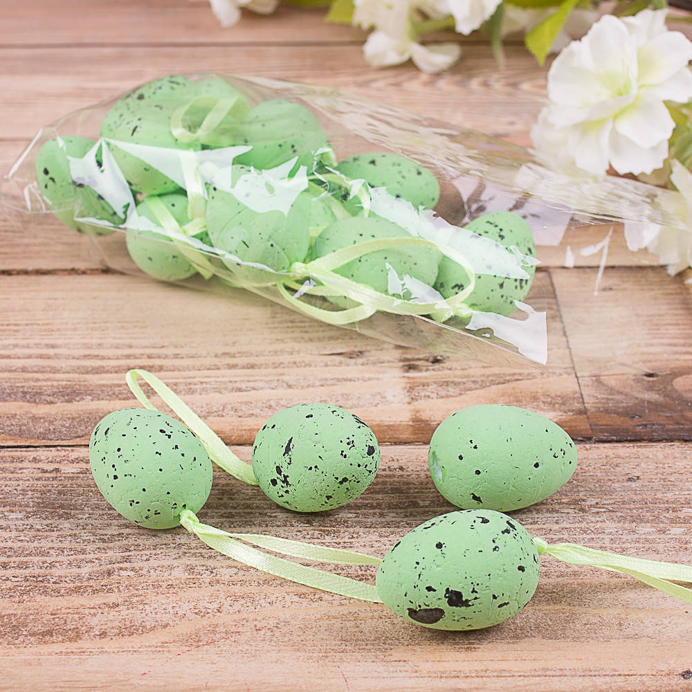 

Яйца перепелиные M с лентой (4 мм) 18 шт, фисташковые