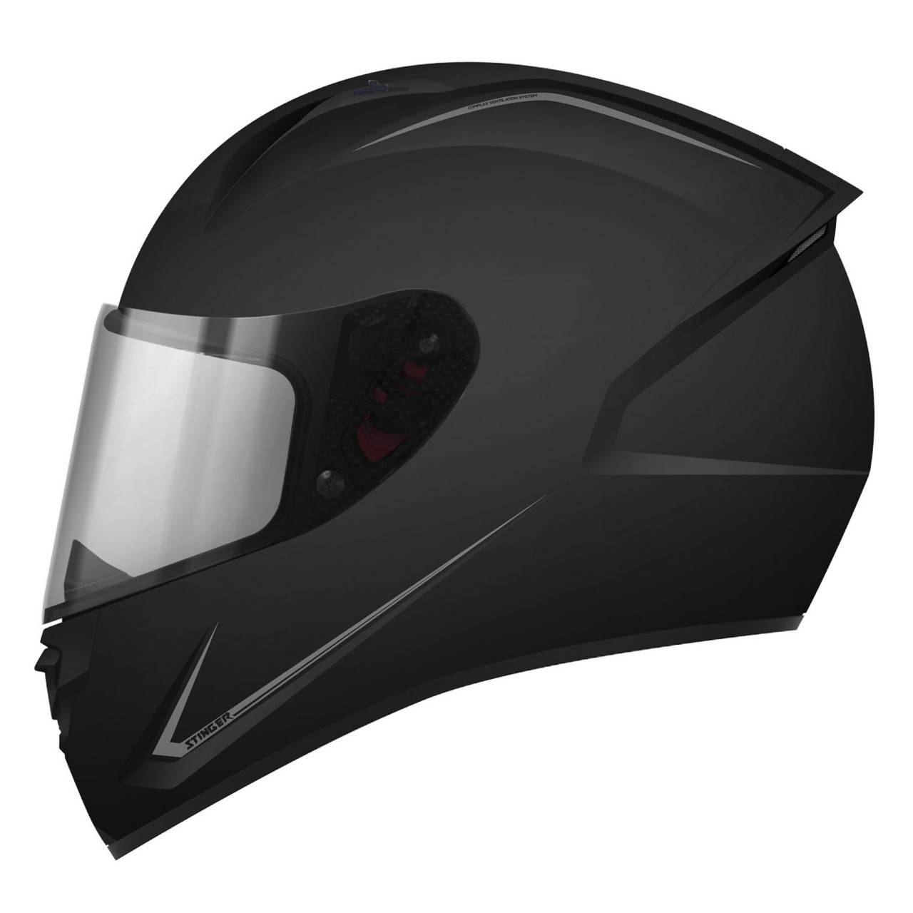 

Мотошлем MT STINGER Solid Matt Black, Черный