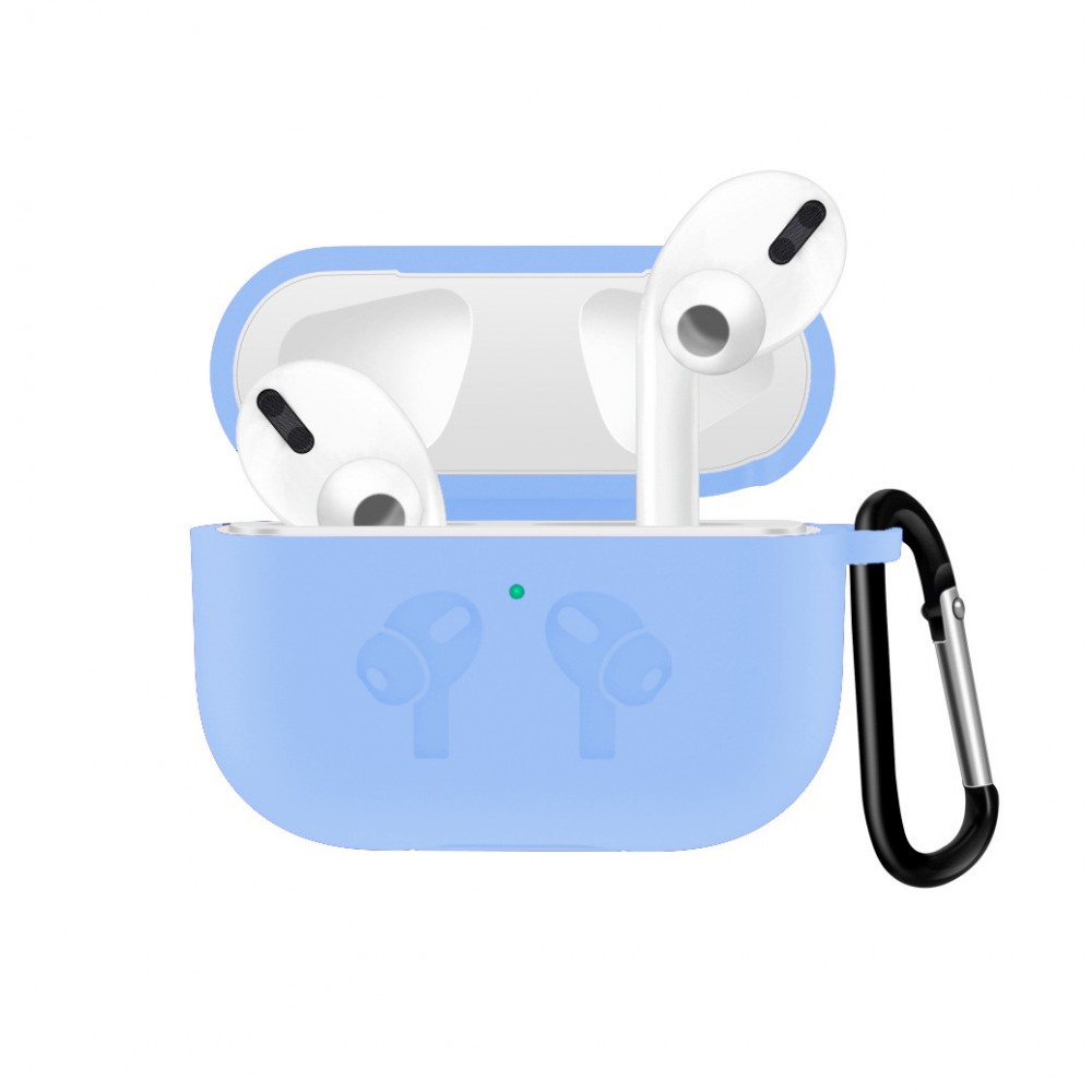 

Чехол для наушников AirPods Pro Silicone Logo с карабином в цветах