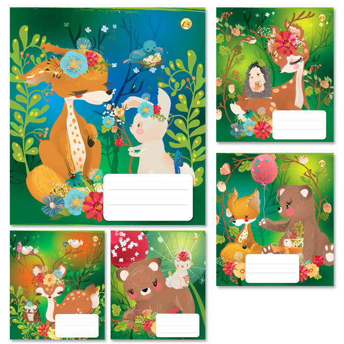 

Тетрадь 12 листов клетка "Тетрада" / Сказочная