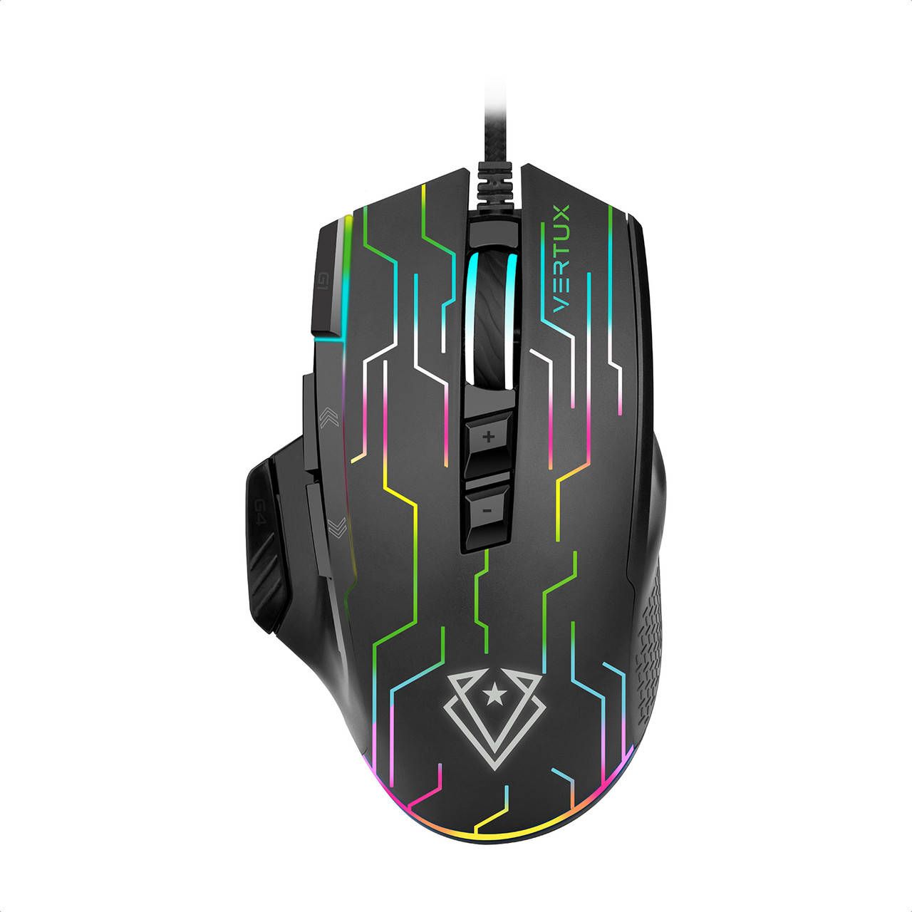 

Мышь Vertux Kryptonite USB Black, Черный
