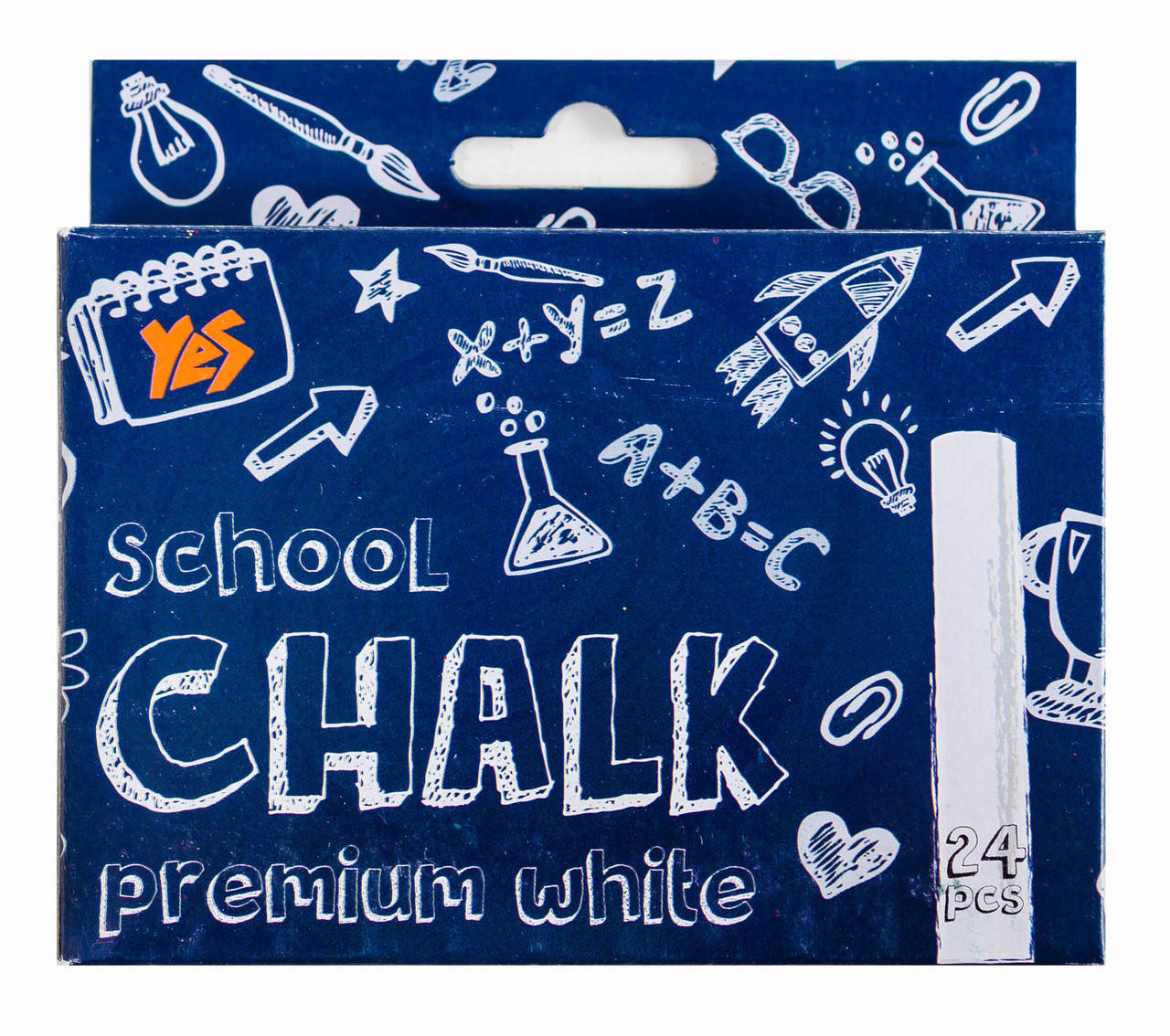 

Мел белый 24 шт. круглый код: 400153