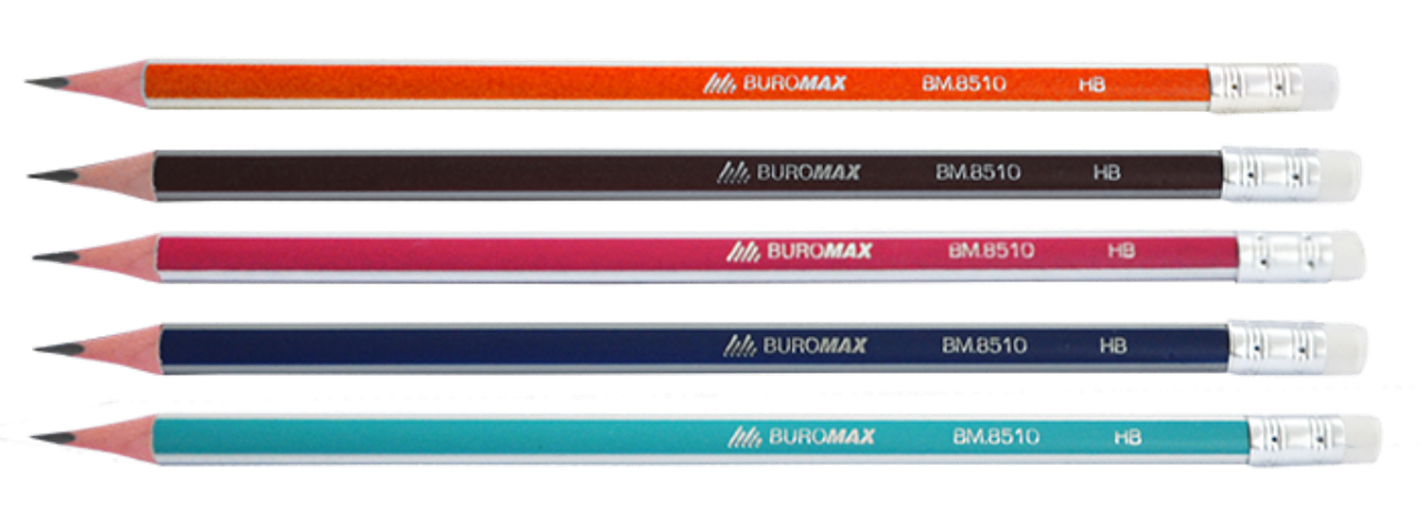 

Карандаш графитовый SILVER НВ BUROMAX