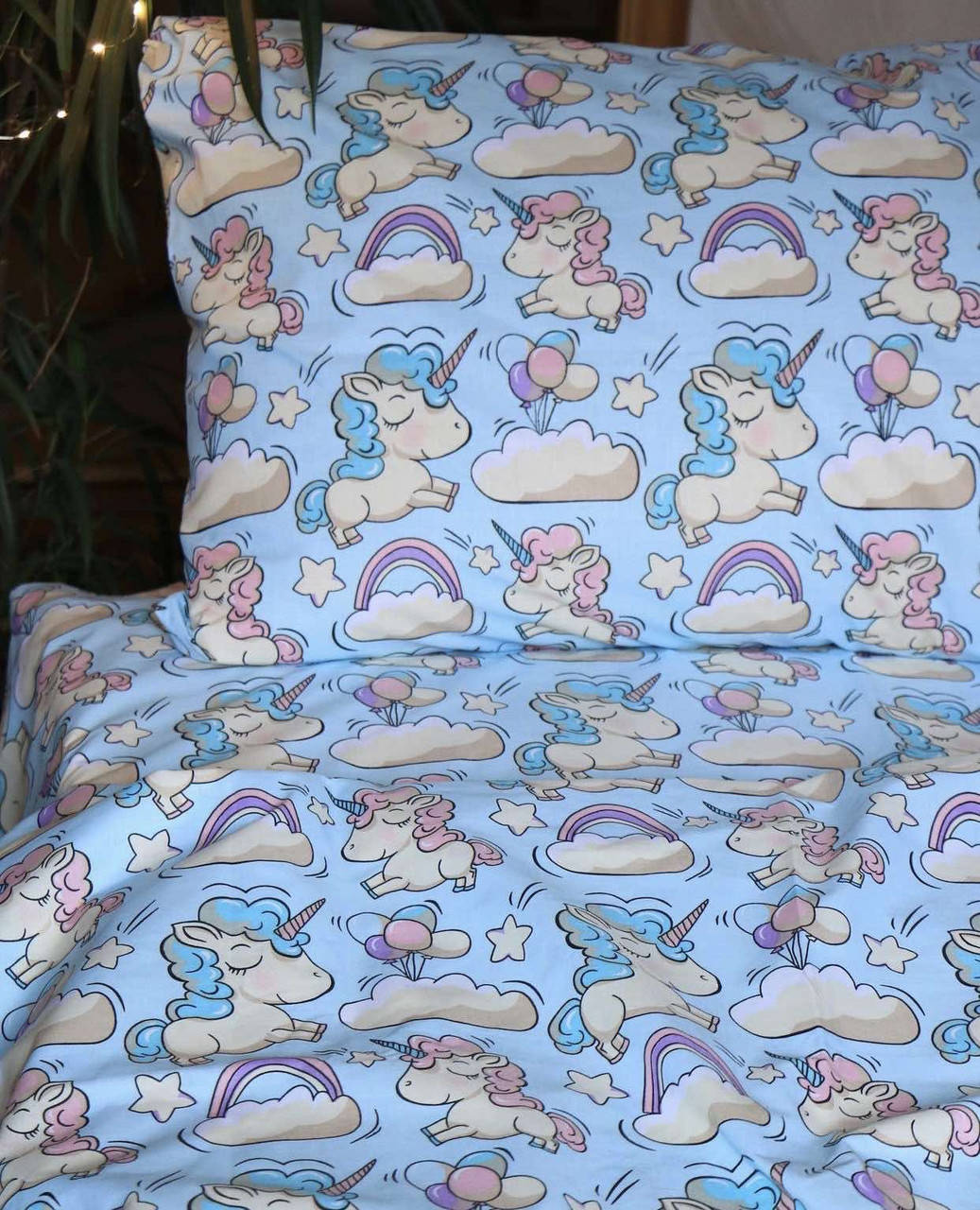 

Набор детского постельного белья. Единорог, ткань бязь