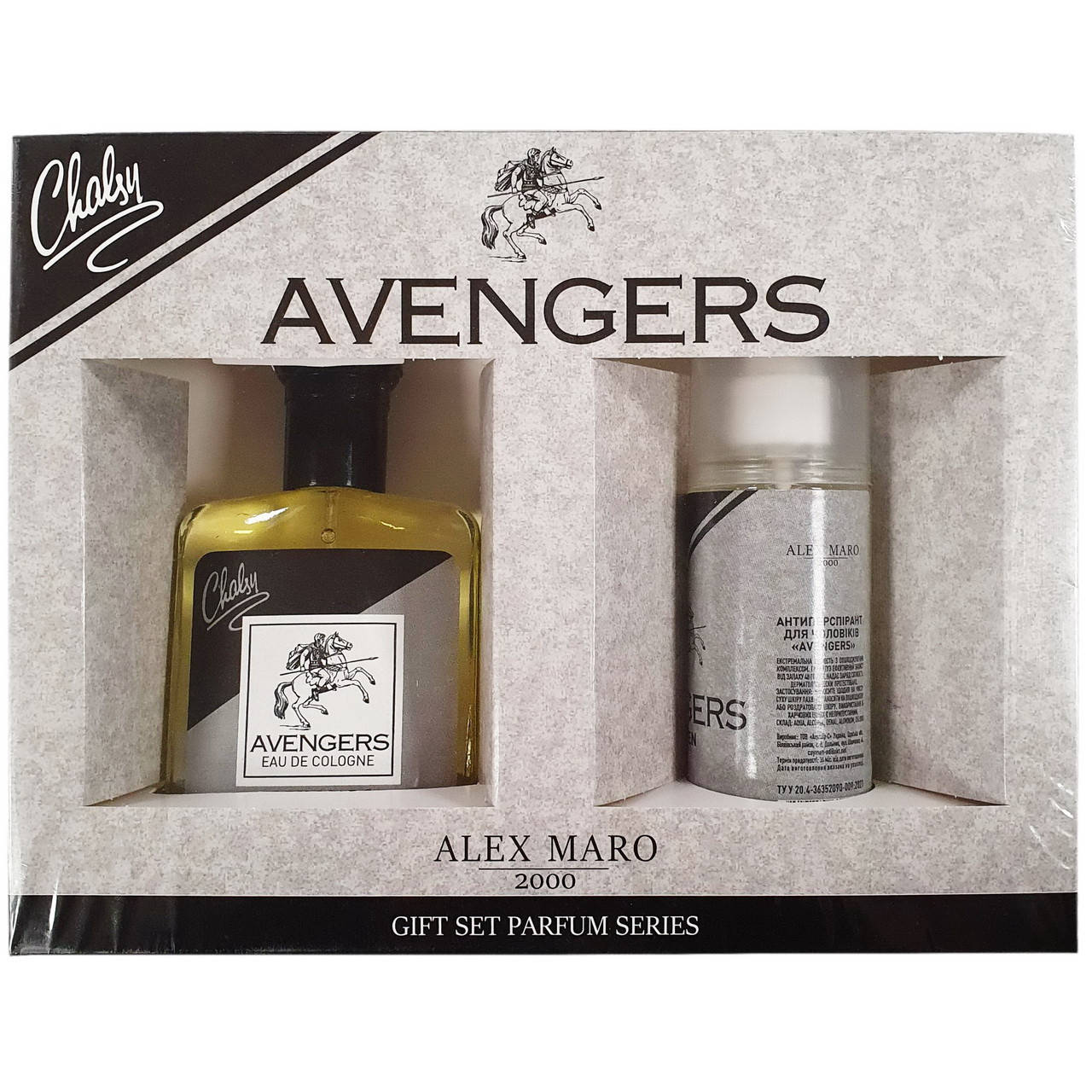 

Набор мужской Avengers (Од. 100 мл + Дез. спрей 120 мл) (12)