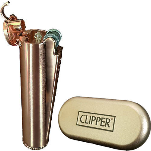 

Клиппер Бензиновая Зажигалка Clipper Metal Gasoline, Золотистый
