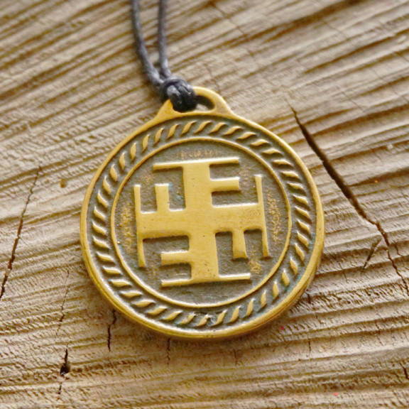 

Оберег славянский "Ратиборец" бронза (d = 2,5 см)