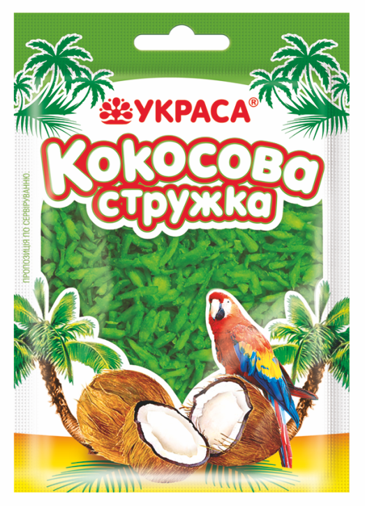 

Кокосова стружка зеленая (25 г)