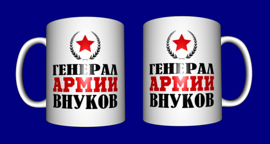 

Кружка дедушке / чашка для дедушки "Генерал армии внуков"