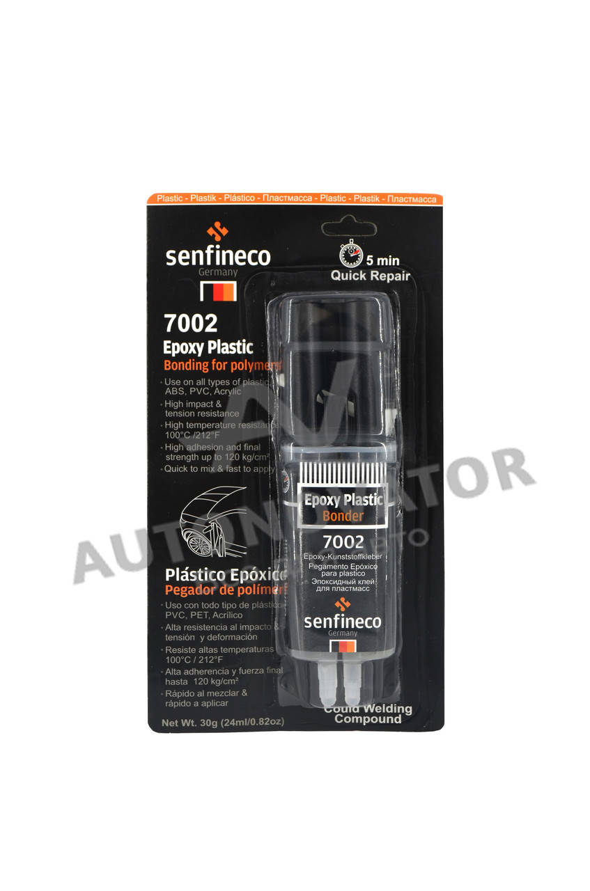 

Клей для пластмассы двухкомпонентный Senfineco Epoxy Plastic 30г