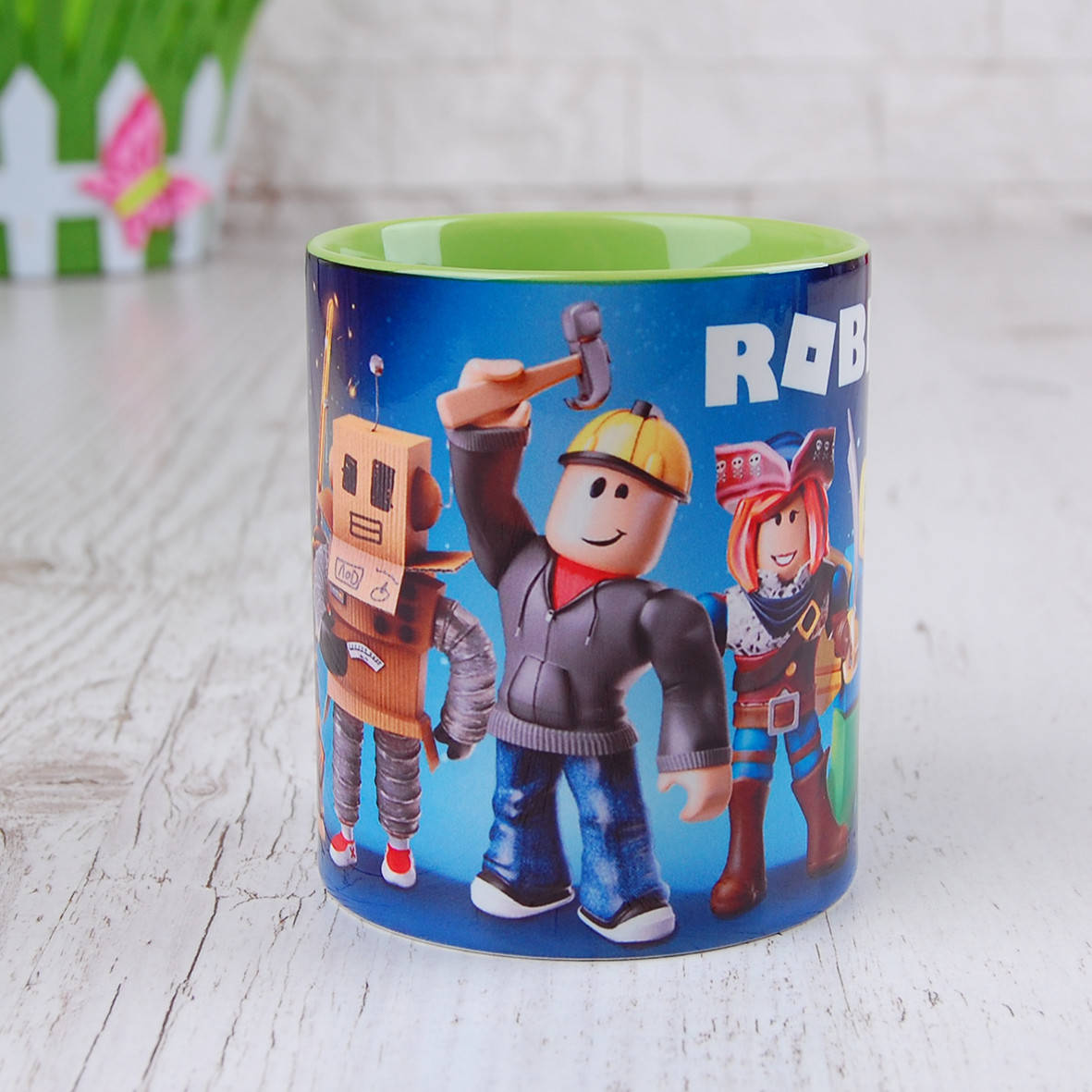 

Чашка Roblox 6 (Роблокс) Салатовый