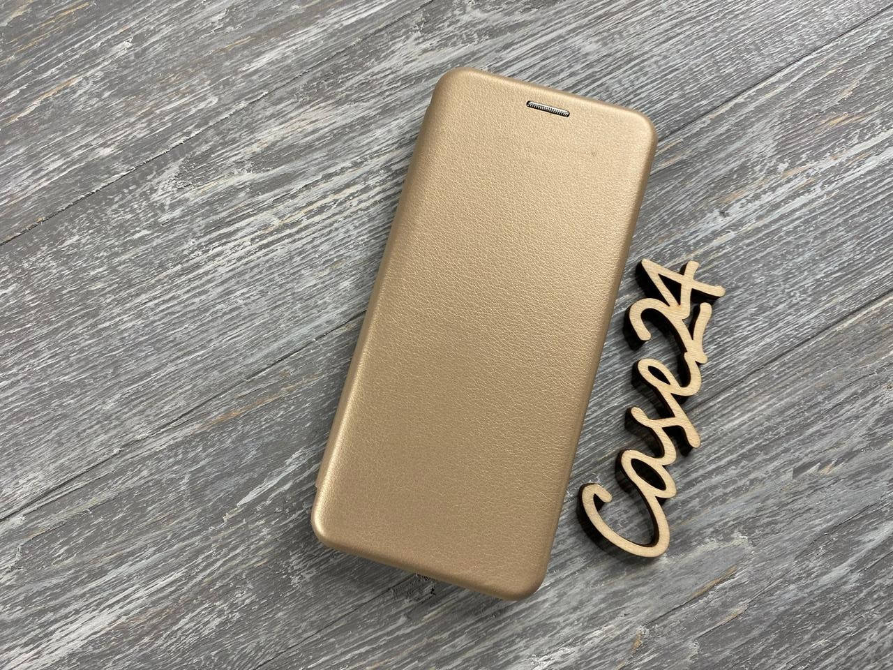 

Кожаный чехол книжка Elegant на OnePlus Nord (3 цвета) золотистый