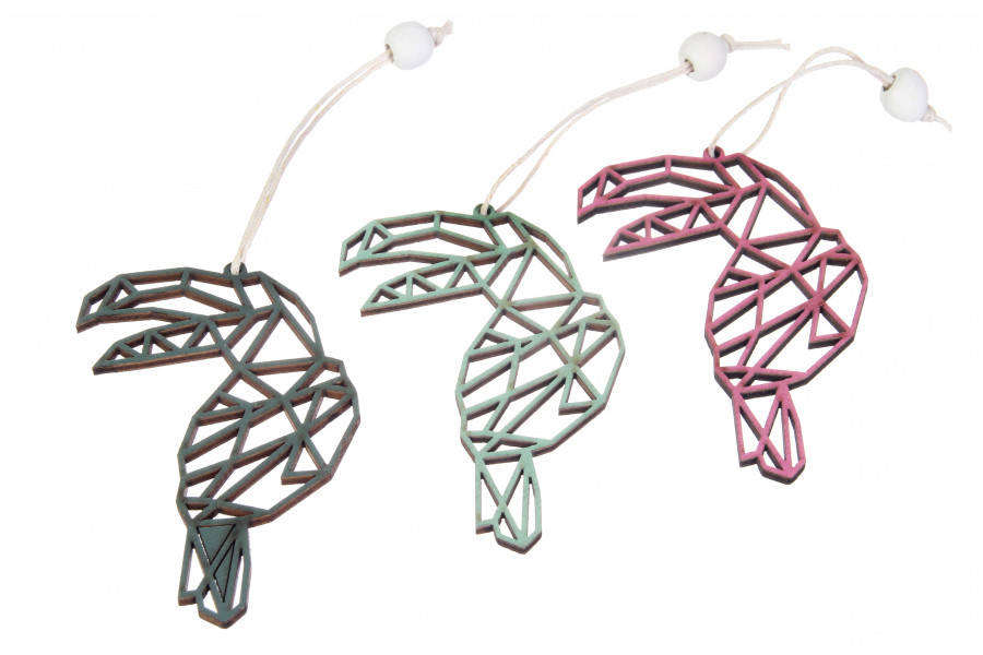 

Деревянный мини-декор "Bird", 3 шт., 8,5 см