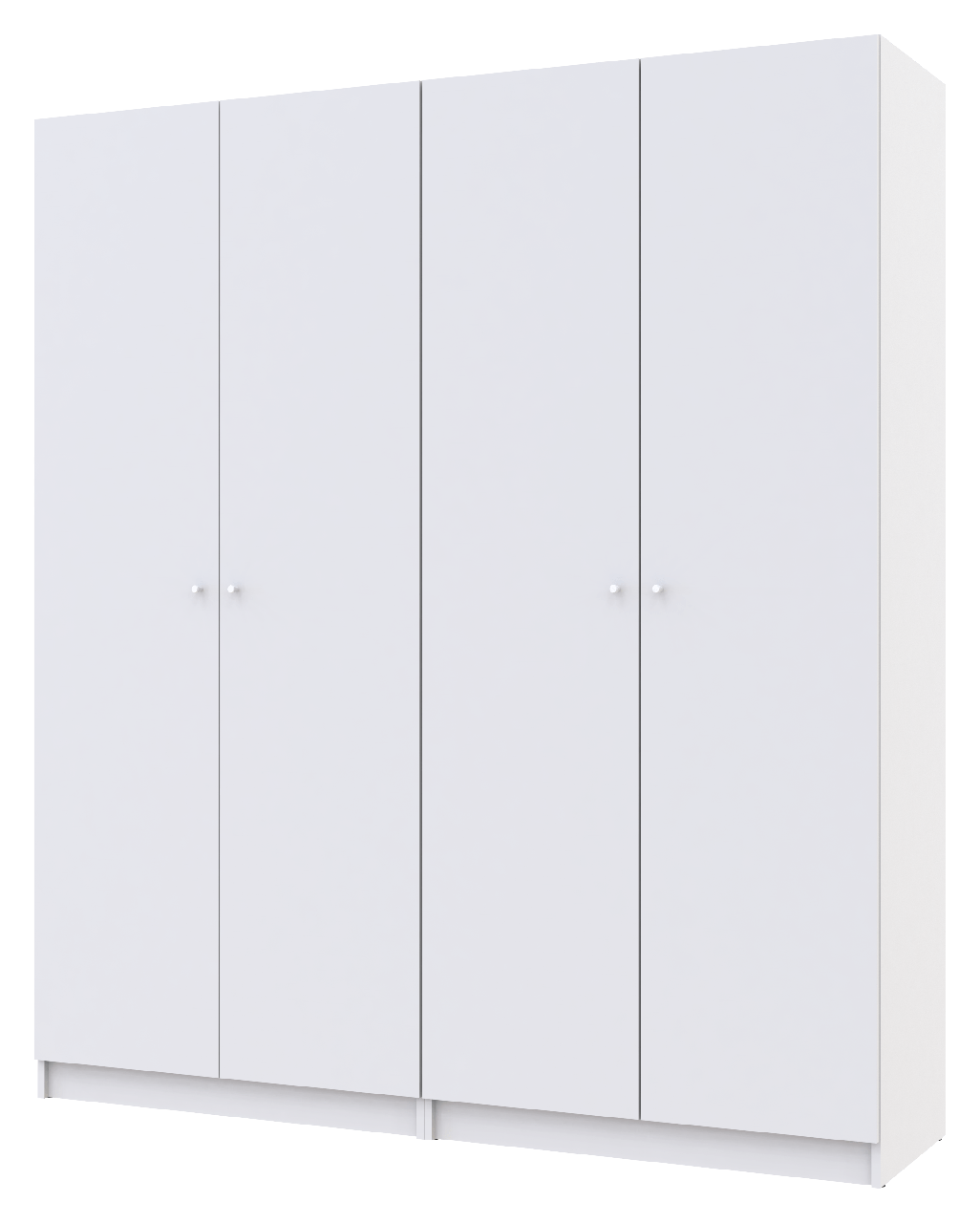 Шафа для одягу Doros Промо Білий 2+2 ДСП 180х48х204 (42005008) 4