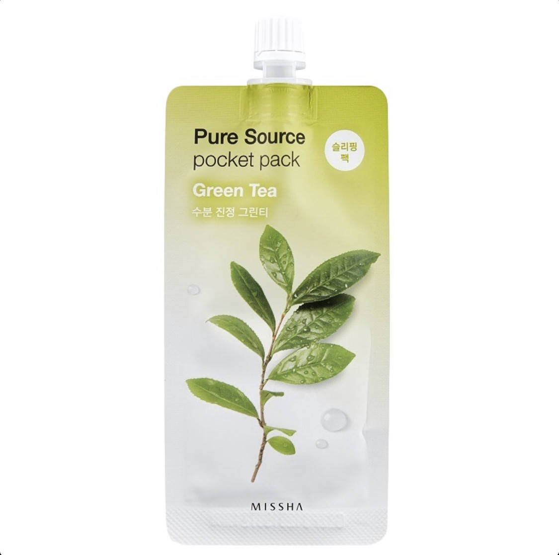

Ночная маска с экстрактом зеленого чая Missha Pure Source Pocket Pack Green Tea