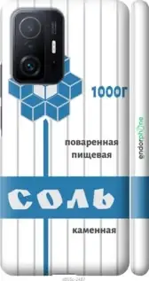 

Чехол на Xiaomi 11T Pro Соль "4855c-2552-2448", Белый