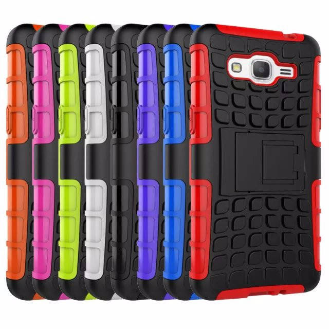 

PC + TPU чехол Armor для Samsung Galaxy Grand Prime G530 / G531H (8 цветов) черный
