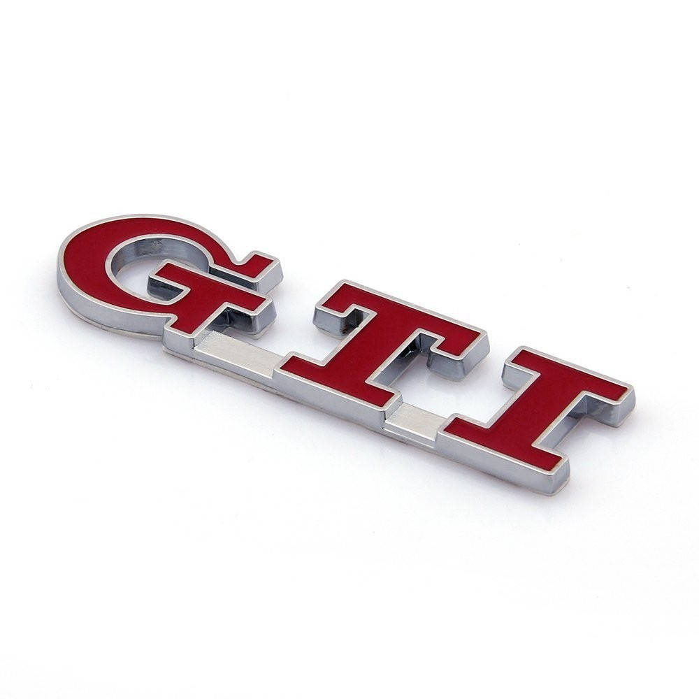

Эмблема кузова VW GTI красная