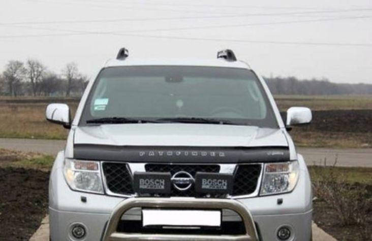 

Дефлектор на капот (мухобойки) Nissan Pathfinder (R51) 2004-2010