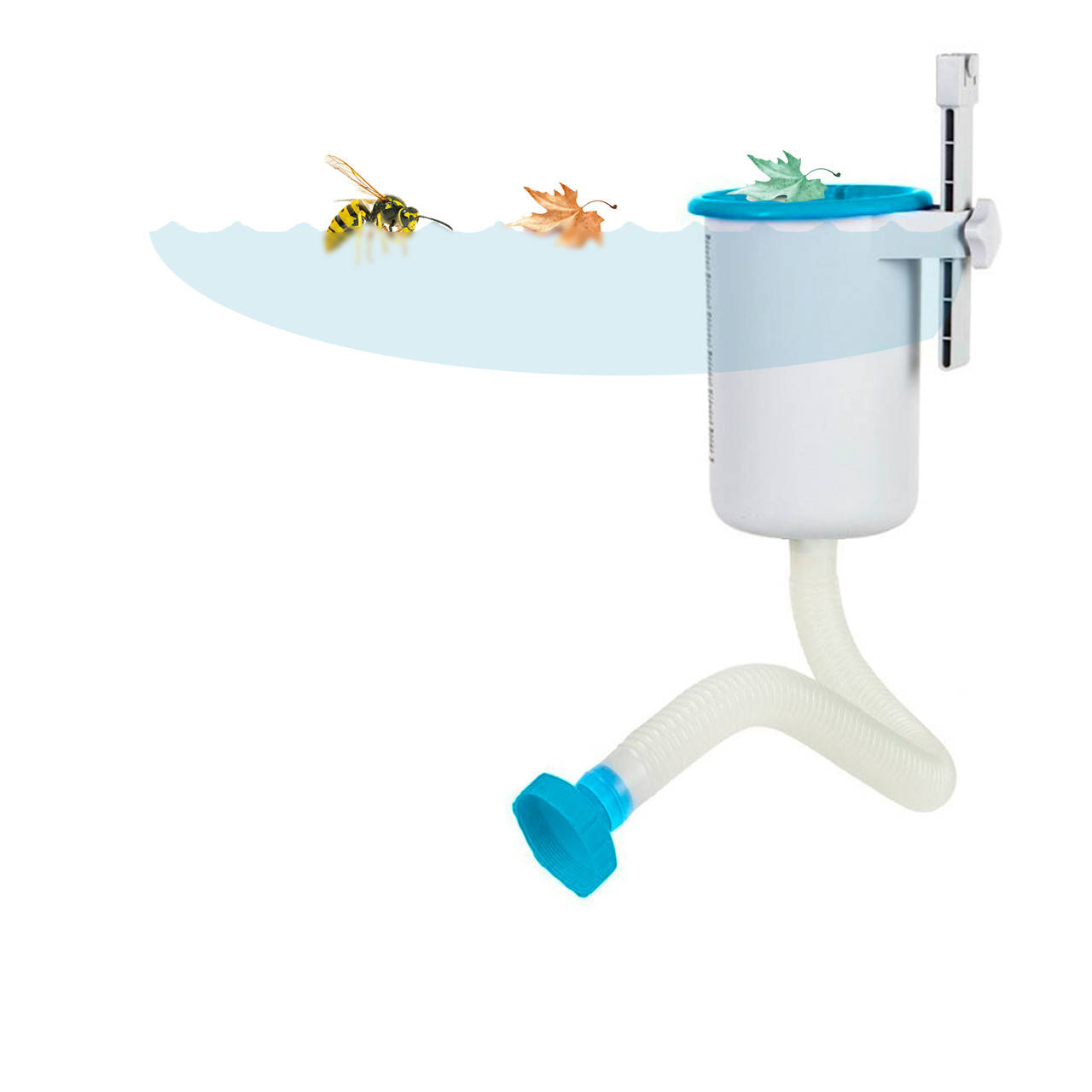 

Скиммер для бассейна маленький поверхностный Intex 18946, от фильтр-насоса 2 006 - 6 000 л/ч