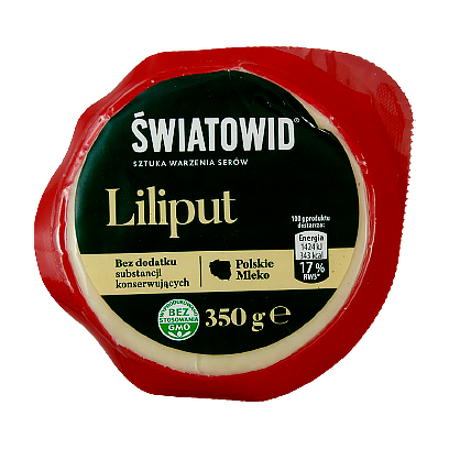 

Сир Ліліпут Святовід Liliput Swiatowid 350g 27шт/ящ (Код : 00-00001312)