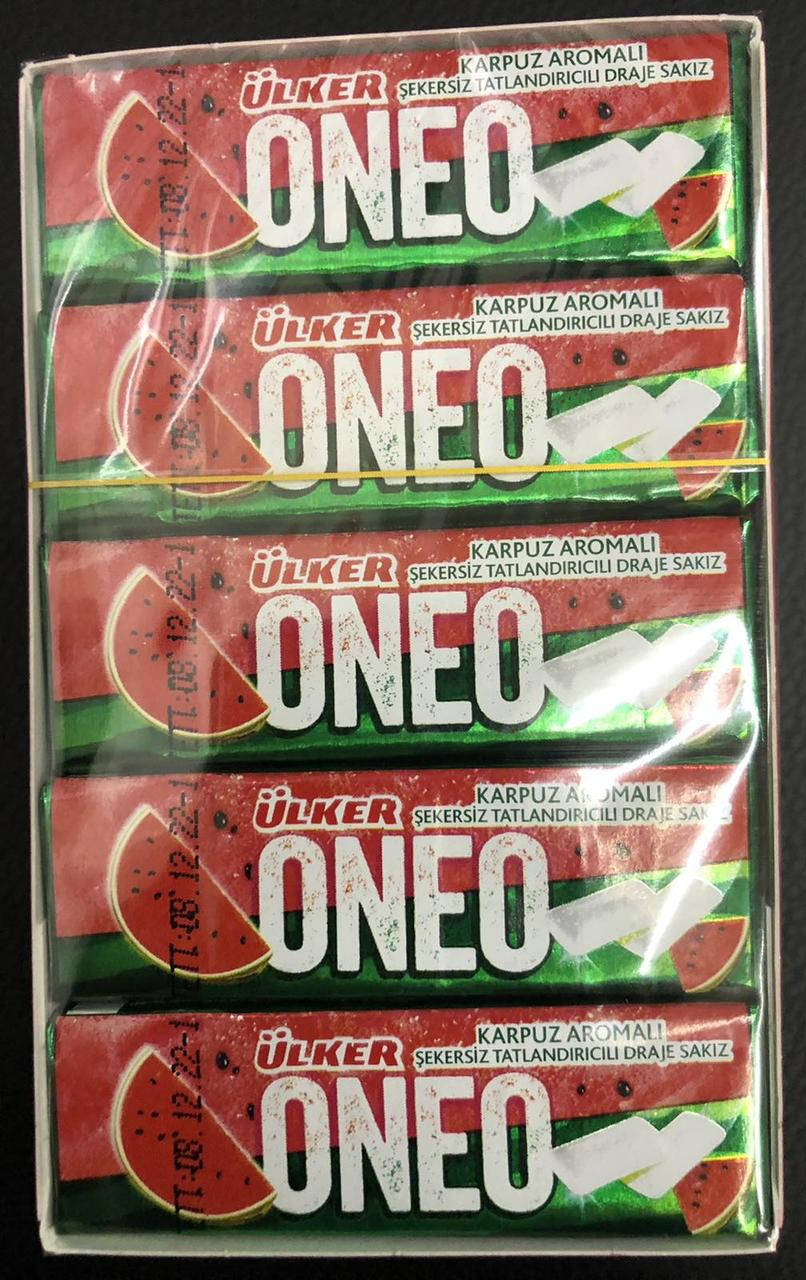 

Жевательная резинка ONEO арбуз