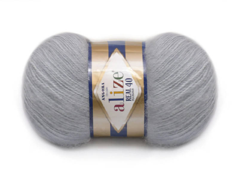 

Alize Angora Real 40, Серый №21